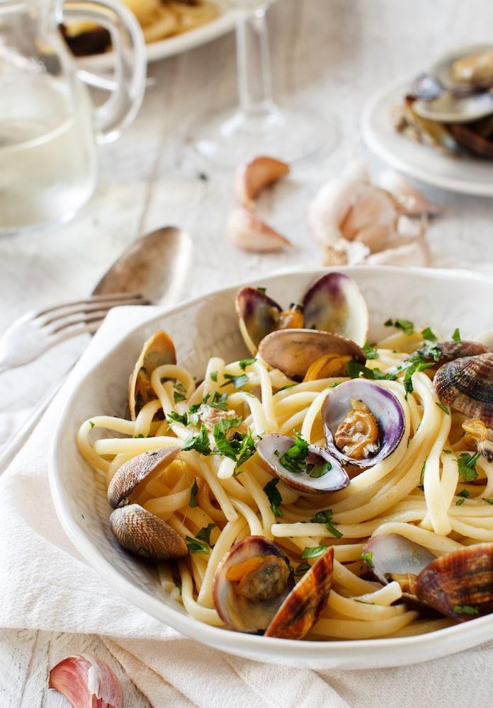 Palazzo Doglio Hotel Каляри Екстериор снимка Spaghetti vongole